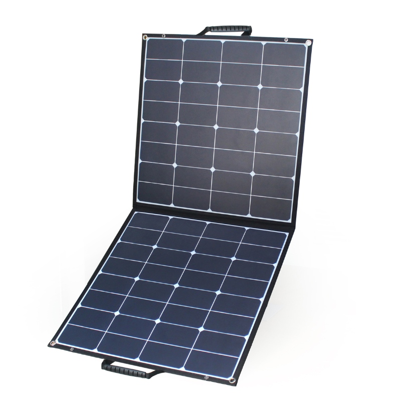 電力ステーションのための40W 60W 80W 100W 120Wの150W 200Wの携帯用の太陽電源の折り畳み式太陽電池パネルの充電器